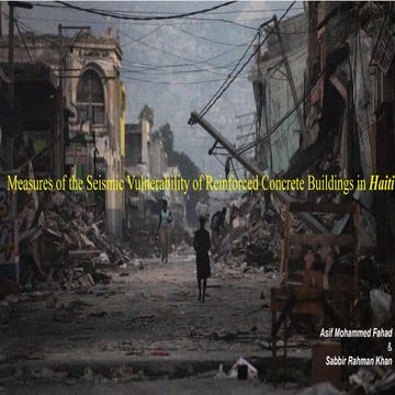Haitian Earthquake 2010: Seismic Vulnerability and Reinforced Concrete Buildings