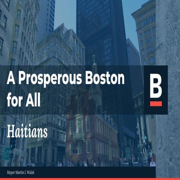 A Prosperous Boston for All - Haitians