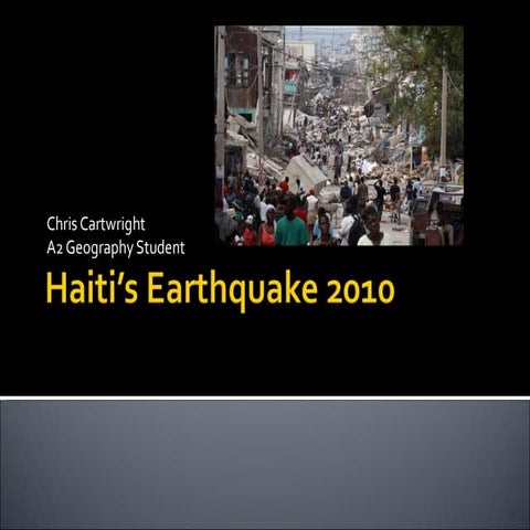 Haiti’s earthquake 2010