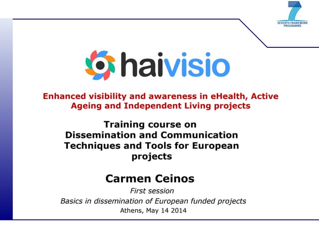 Haivisio training course 1