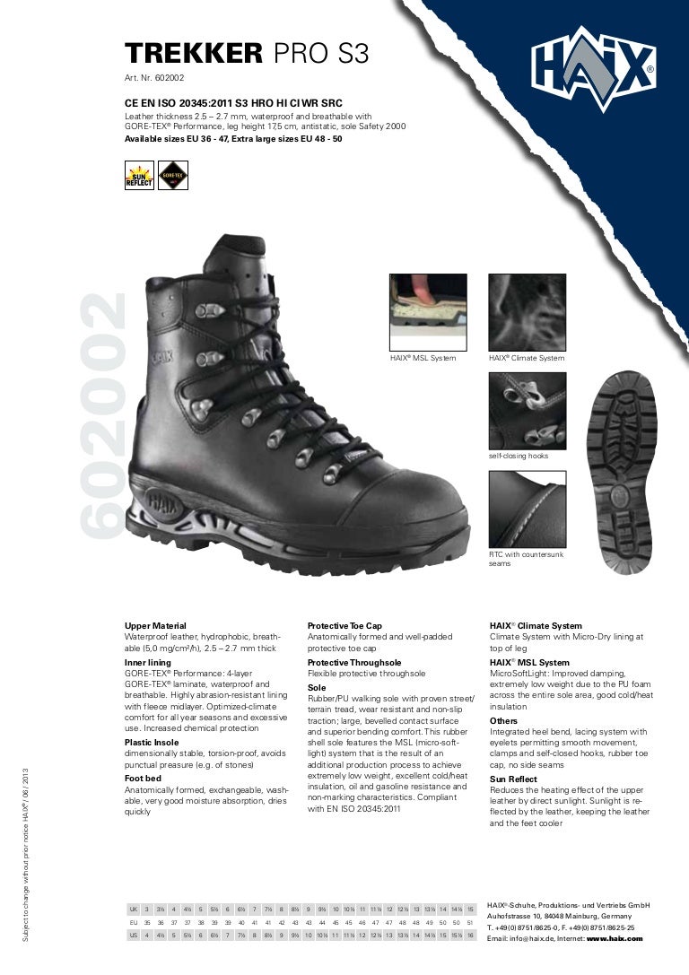 haix gore tex safety boots