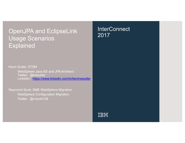 Haj 4308-open jpa, eclipselink, and the migration toolkit
