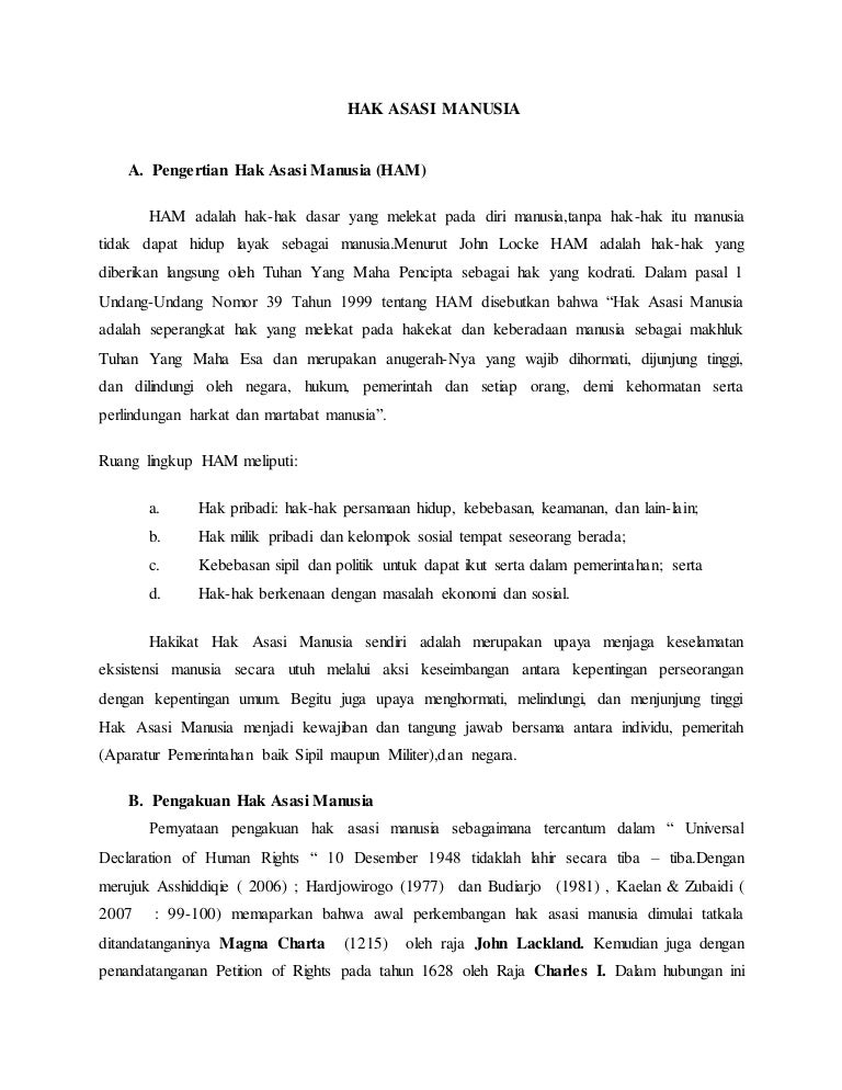 Hak Asasi Manusia