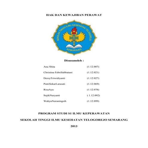 Hak dan kewajiban perawat