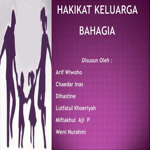 Hakikat keluarga bahagia