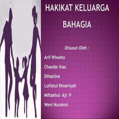 Hakikat keluarga bahagia