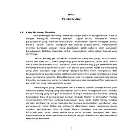 BAB I & BAB II Laporan KP