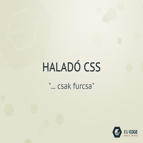 Halado css   eu edge