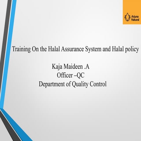 Halal awareness ppt slideshare | PPTX