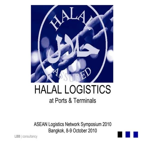 Halal Logistics Thailand Oct 2010 D1.0