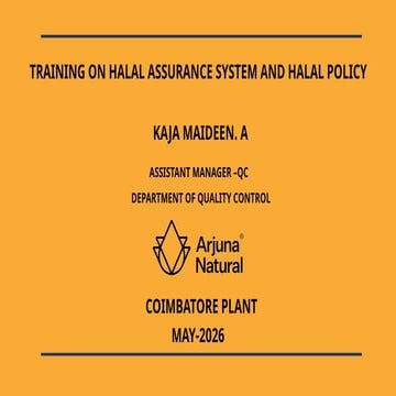 Halal awareness ppt slideshare | PPTX