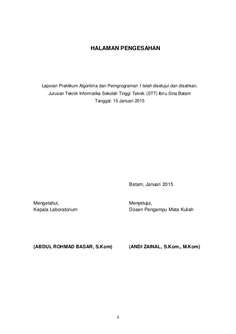 Halaman Pengesahan Ok