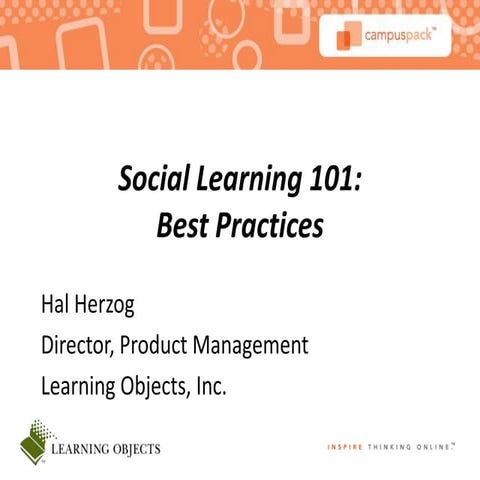 Social Learning Best Practices