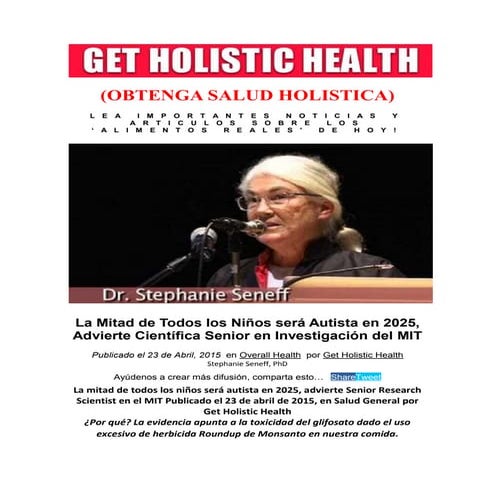 La Mitad de los Niños será Autista en 2025