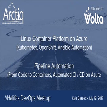 Halifax DevOps - Meet-up - July.19 2017