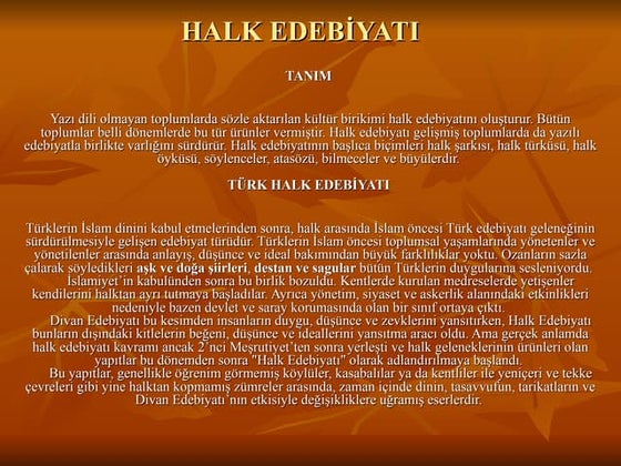 KARACAOĞLAn aşık tarzı edebiyat sunumu ppt | PPTX