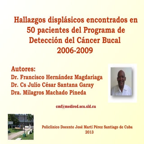 Hallazgos displasicos-encontrados-en-50-pacientes