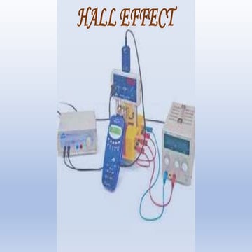 Hall Effect a important topic of inorganic chemistry