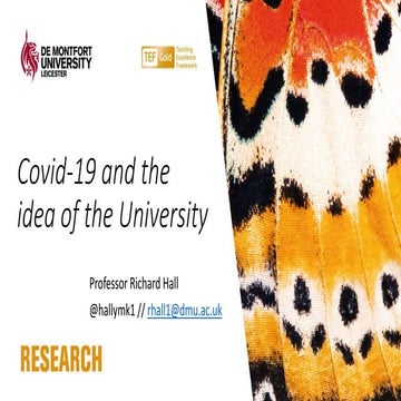 Covid-19 and the idea of the University