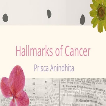 Comprehensive Overview of the Hallmarks of Cancer: Biology, Mechanisms ...