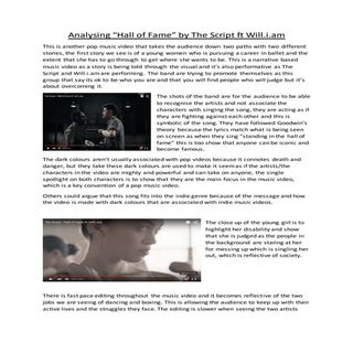 Hall of frame by the script