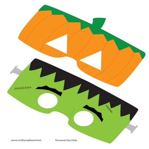 Halloween masks-by-the-crafty-cupboard