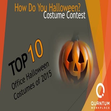 How Do You Halloween? Costume Contest Results 2015