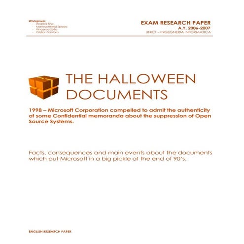 Halloween documents