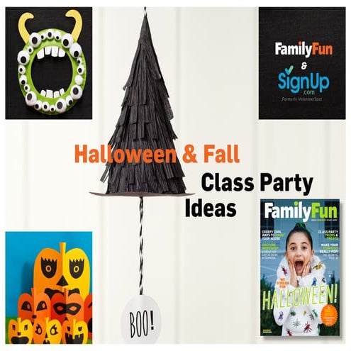 Halloween Party Ideas for Kids & Classrooms