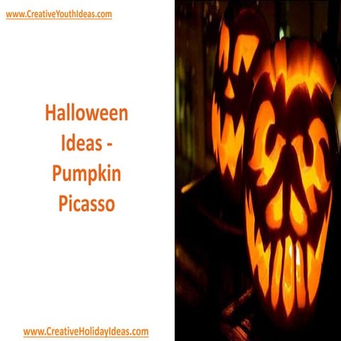 Halloween Ideas - Pumpkin Picasso