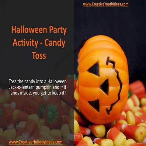 Halloween Party Activity - Candy Toss
