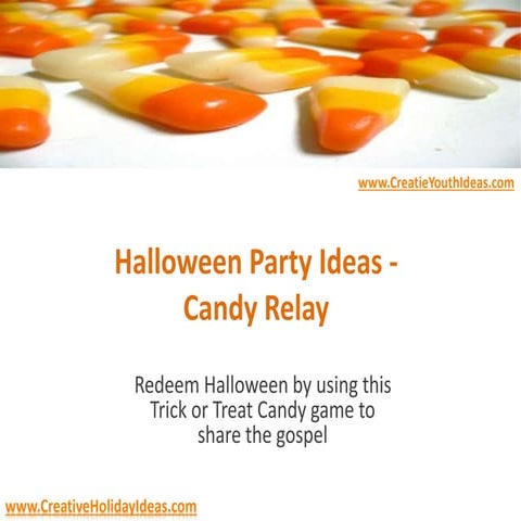Youth Icebreakers - Candy Relay | PPTX