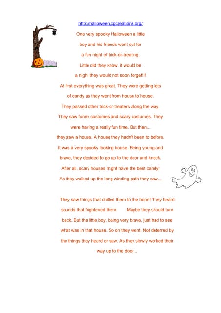 Halloween story