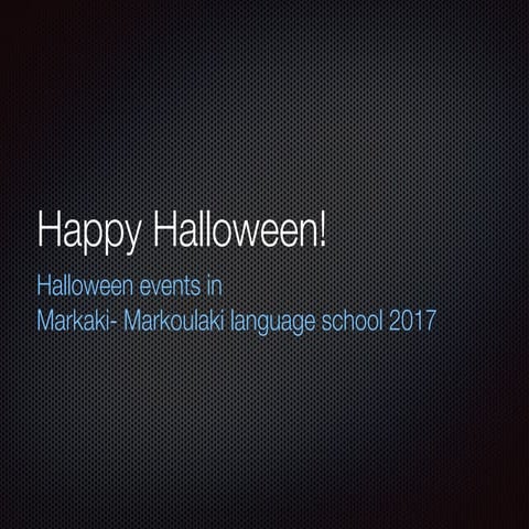 Halloween activities for young learners