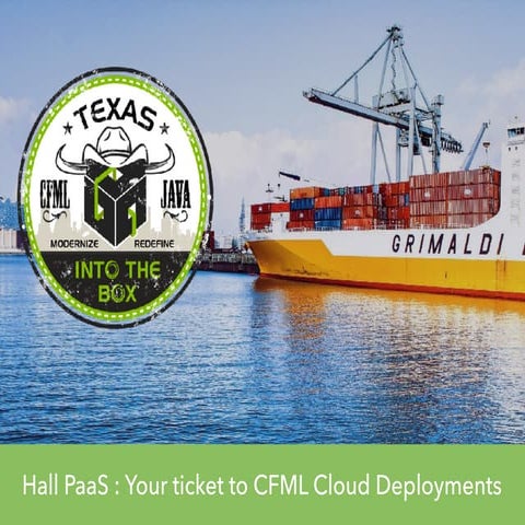 ITB2017 - Hall PaaS: Cloud CFML deployments with CommandBox