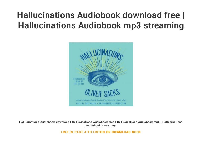 Hallucinations Audiobook download free | Hallucinations Audiobook mp3…