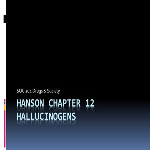 Hallucinogens