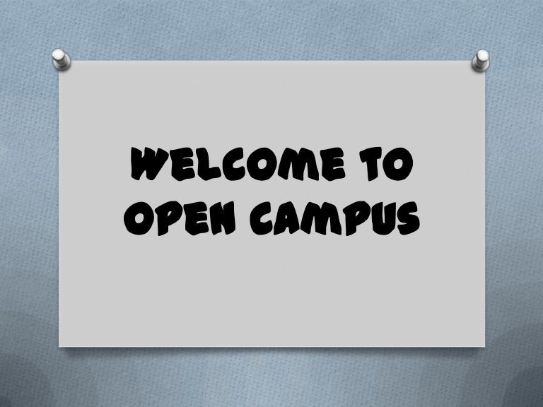 About Open Campus
