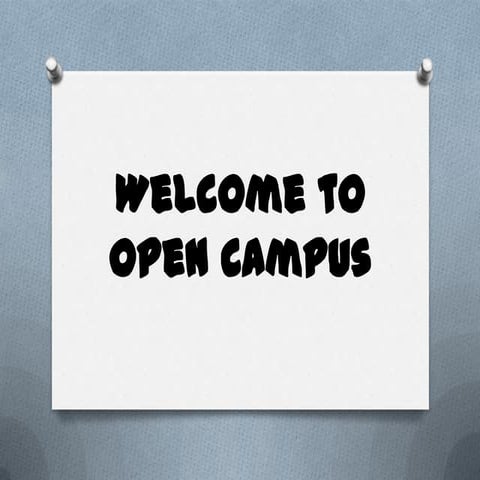 About Open Campus