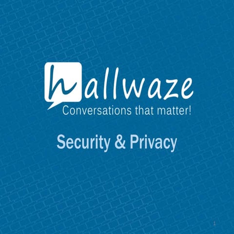Hallwaze security snapshot