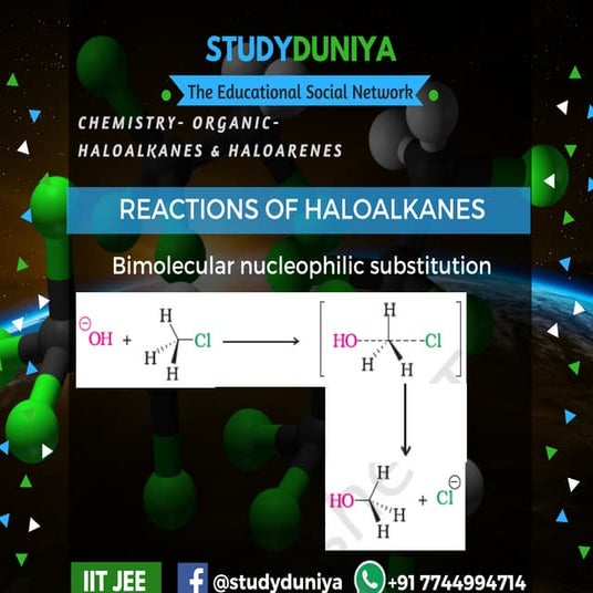 Haloalkanes and haloarenes