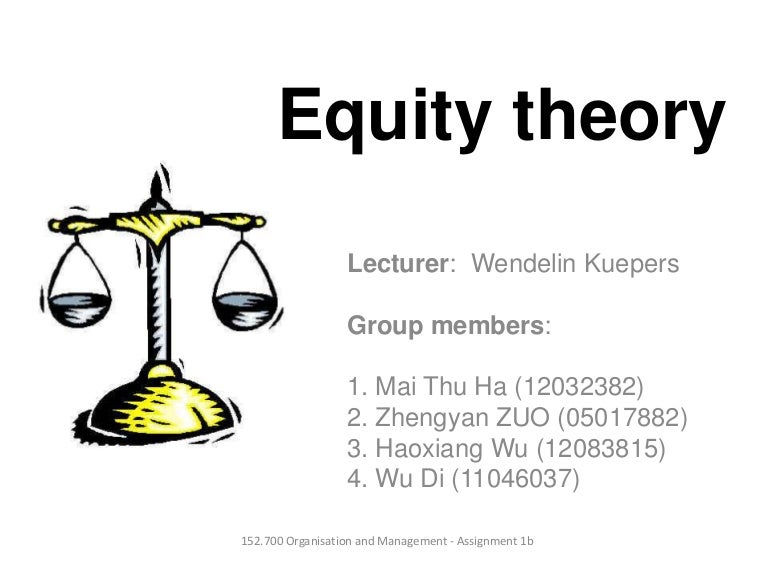  Motivation management equity theory Ha Mai New Zealand 