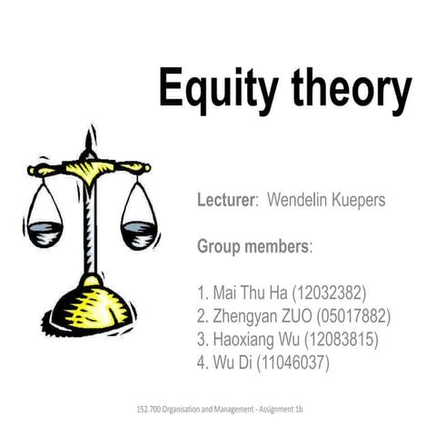 Motivation management_equity theory (Ha Mai, New Zealand)