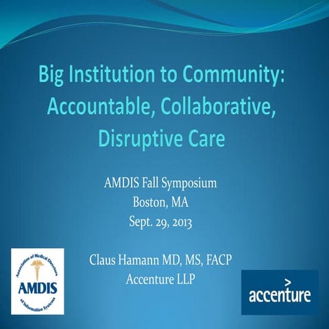 Hamann big institution to community care