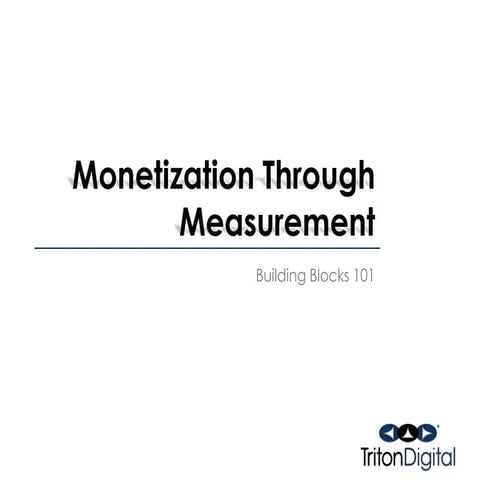 Robert Favre (Triton Digital): Monetization through Measurement