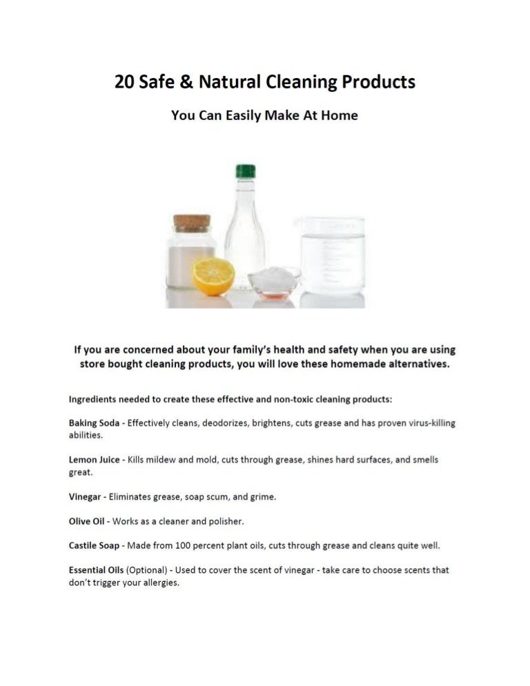 Hamilton King Safe Cleaning Products