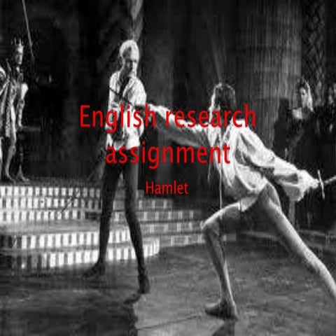 Hamlet Character Study