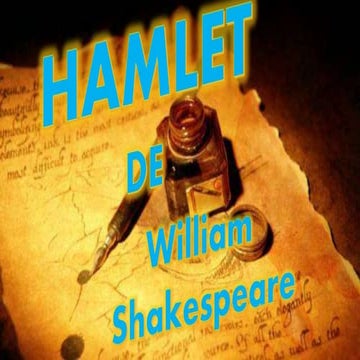 GUION TEATRAL DE LA OBRA LITERARIA DE HAMLET | DOCX