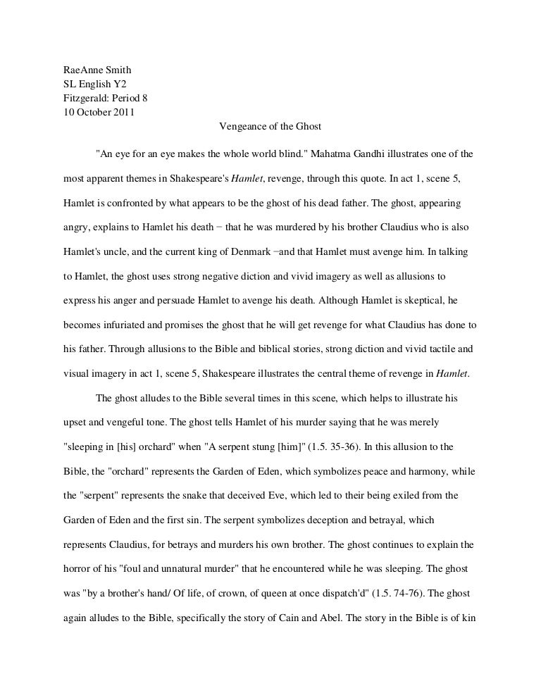 hamlet character analysis essay