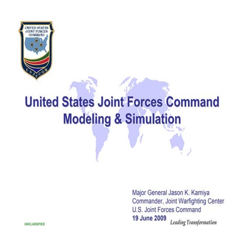 Leading Transformation with Modeling & Simulation